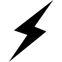 icon éclair pour mettre en avant la batterie
