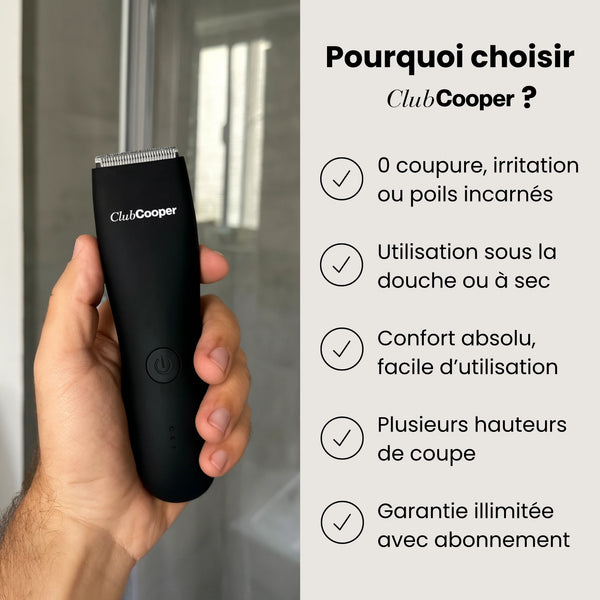 raisons pour lesquelles choisir la tondeuse cooper noire