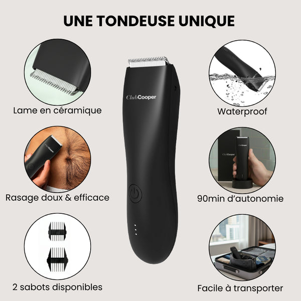 informations tondeuse unique noire