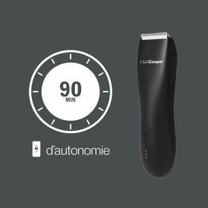 Tondeuse Cooper noire – 90 minutes d’autonomie sans fil
