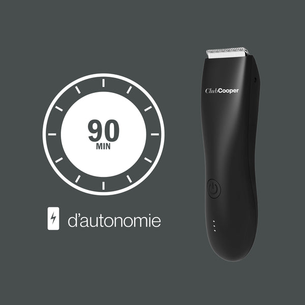 Tondeuse Cooper noire – 90 minutes d’autonomie sans fil