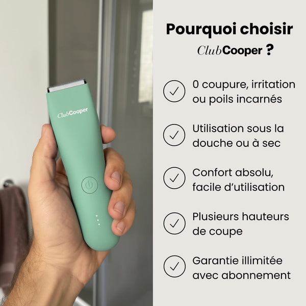 raisons pour lesquelles choisir la tondeuse cooper verte