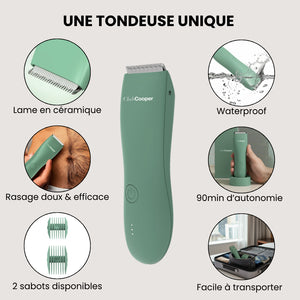 éléments distinctifs tondeuse verte